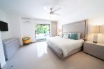 Master Suite with King Bed, TV, Pool View and En Suite Bathroom